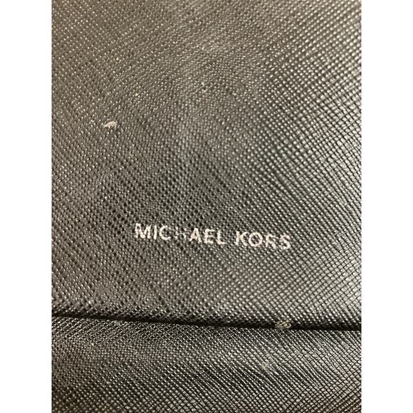 MICHAEL KORS BLACK SAFFIANO LEATHER SIGNATURE PRINT WALLET - Picture 12 of 16